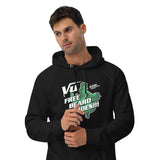 Deja Vu® Kalamazoo Green "Free Beard Rides" Hoodie