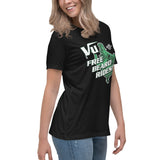 Deja Vu® Kalamazoo Green "Free Beard Rides" Women's T-Shirt