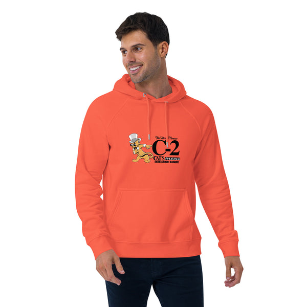 Cat's 2 New Orleans Unisex eco raglan hoodie