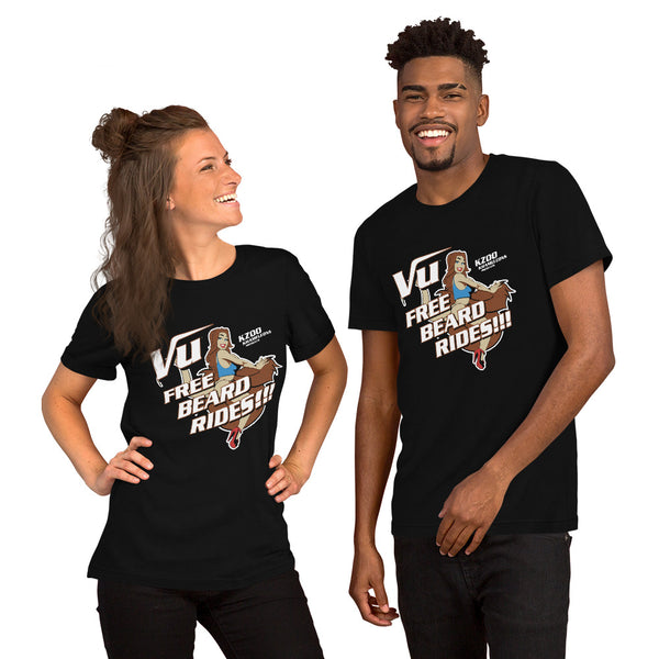 Deja Vu® Kalamazoo "Free Beard Rides" Unisex T-Shirt