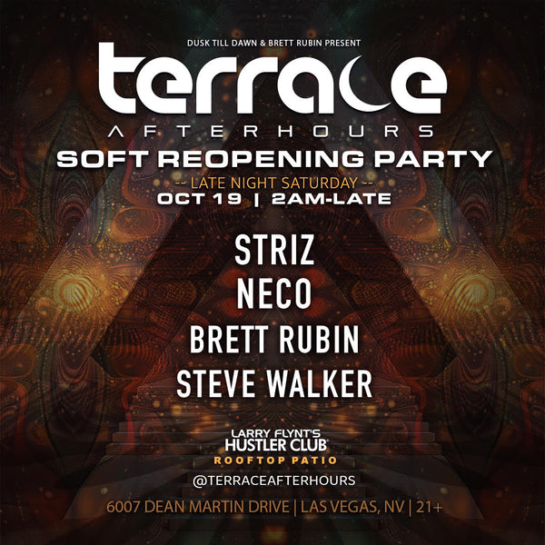 Terrace Afterhours - Out-of-State Package: $15 (Saturday October 19, 2024)