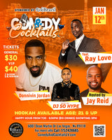 Comedy & Cocktails - VIP Admission - January 12th