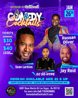 Comedy & Cocktails - General Admission - January 26th